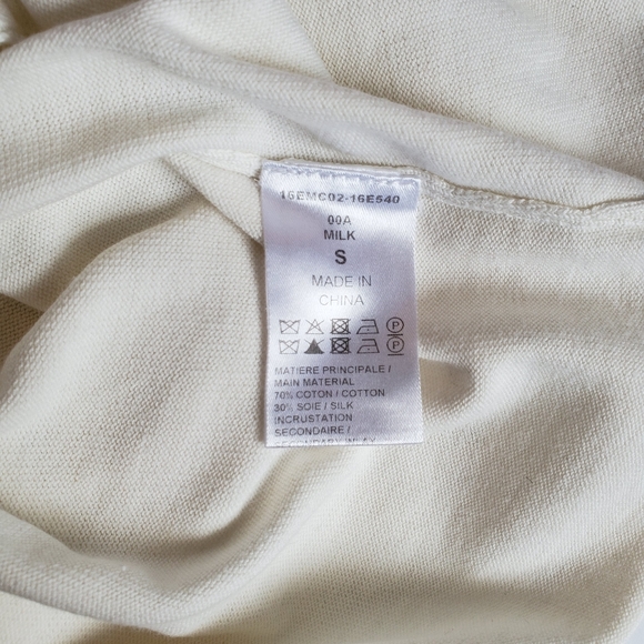 🌸Chloe🌸 EUC Gorgeous Lace Insert Cream Sweater - Picture 7 of 8